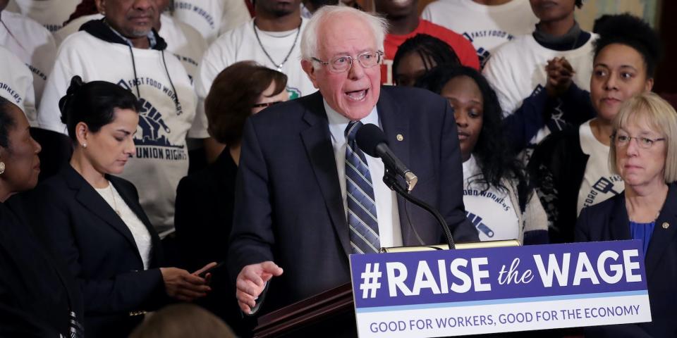 Bernie Sanders minimum wage