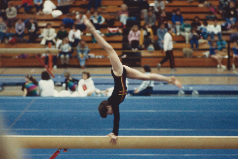 Teristi competes at a national invitational in 1987 | Courtesy Sara Teristi