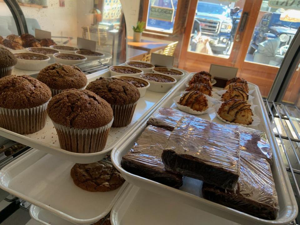 Coconut macaroons, brownies, muffins and oatmeal cookies are just some of the options available to customers at Ivy and the Poet.