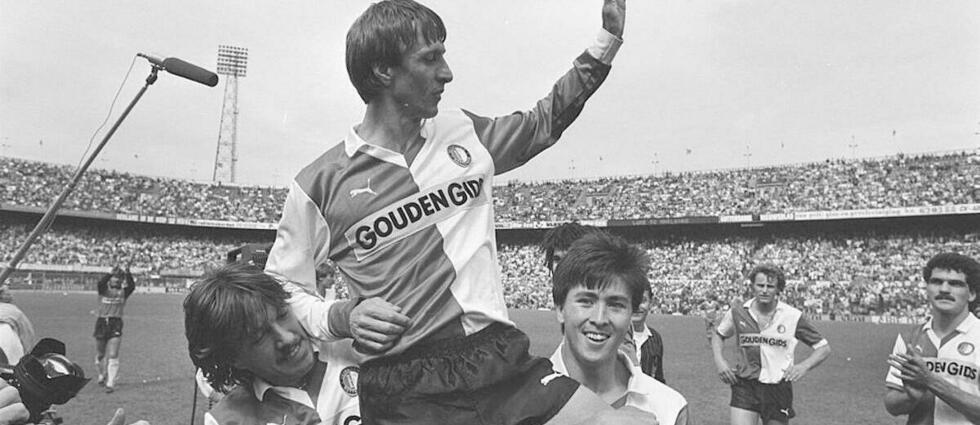 Johan Cruyff lors de son dernier match le 13 mai 1984.  - Credit:Rob Bogaerts; Nationaal Archief, Den Haag, Rijksfotoarchief: Fotocollectie Algemeen Nederlands Fotopersbureau (ANEFO)