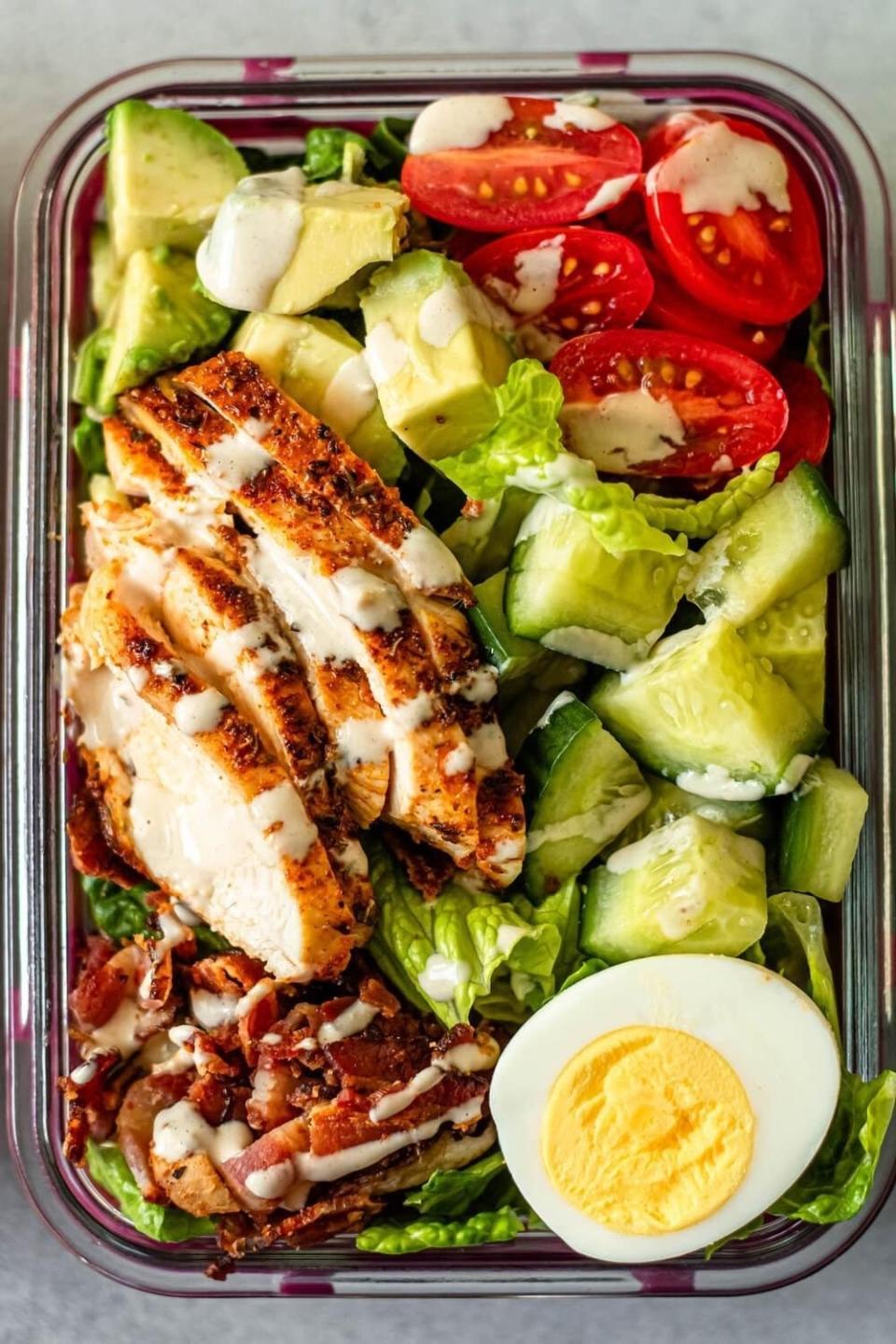 Easy Meal Prep Cobb Salad