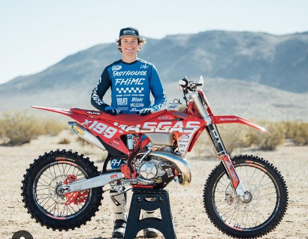 Professional off-road motorcycle racer and Granite Hills High School graduate Clayton Roberts was left partially paralyzed after he suffered a severe spinal cord injury during a recent competition.