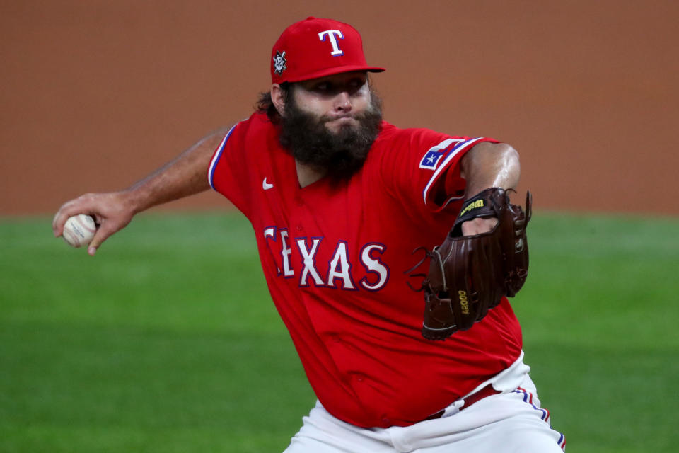 Should the Rangers try to get Lance Lynn from the division-rival Rangers? (Photo by Tom Pennington/Getty Images)