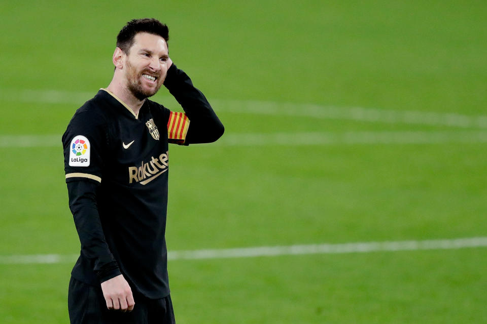 Lionel Messi and Barcelona lost at Cadiz this past weekend, which brought to bear several of their intersecting issues. (Photo by David S. Bustamante/Soccrates/Getty Images)