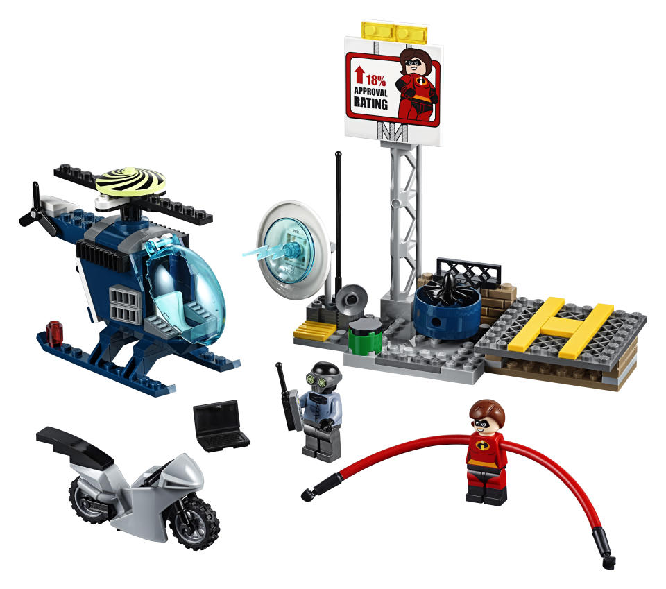 <p>Lego Juniors Elastigirl’s Rooftop Pursuit, $19.95. (Photo: Courtesy of Disney Products and Interactive Media) </p>