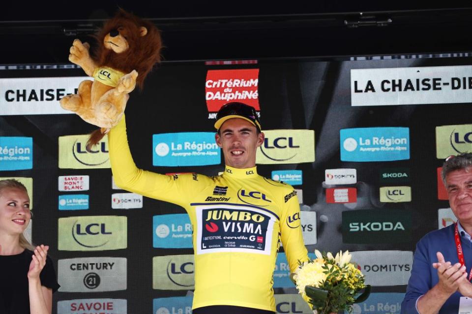 Christophe Laporte (Jumbo-Visma), Critérium du Dauphiné race leader