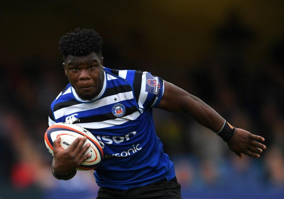 Levi Davis playing for Bath Rugby in October 2019 - Getty