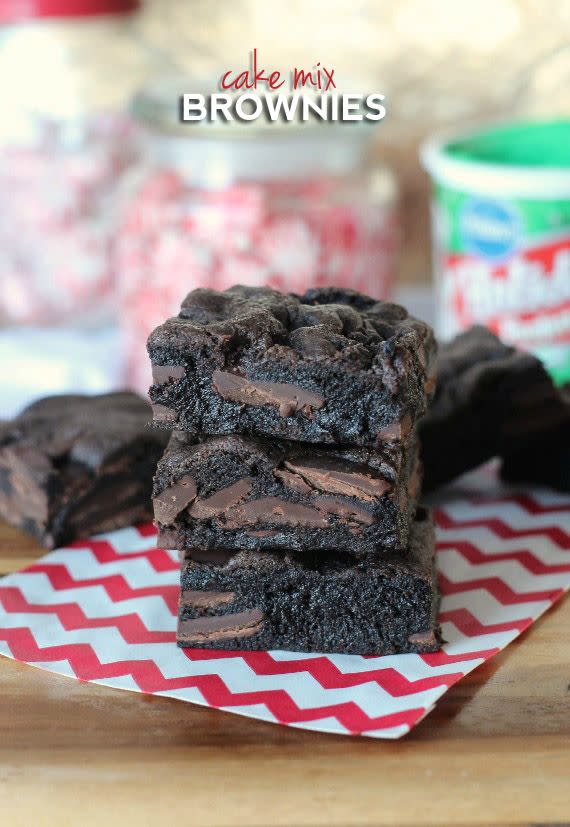 Cake Mix Brownies