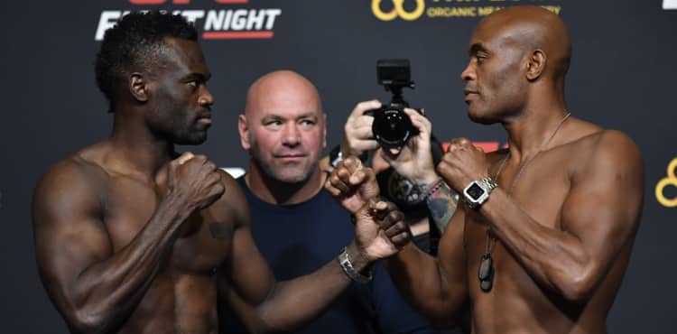 Uriah Hall and Anderson Silva face off at UFC Vegas 12