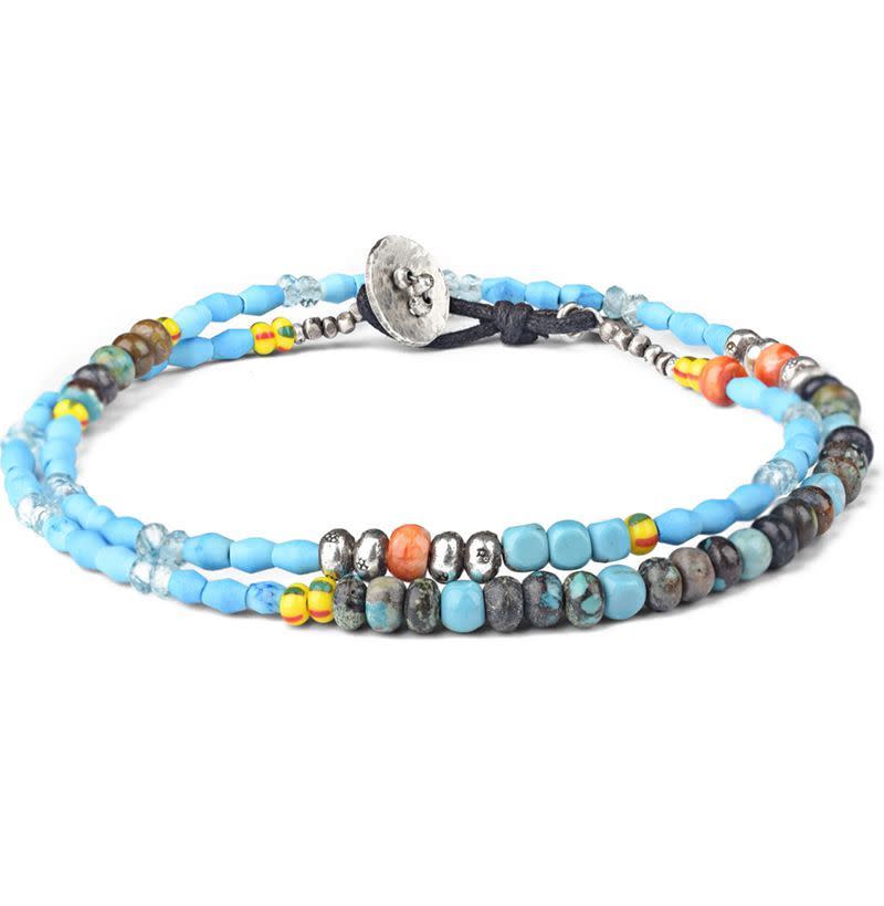 Venice Beach Leather Wrap Bracelet