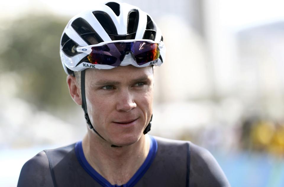 2016 Rio Olympics - Cycling Road - Final - Men&#39;s Road Race - Fort Copacabana - Rio de Janeiro, Brazil - 06/08/2016. Chris Froome (GBR) of United Kingdom before the start of the race REUTERS/Bryn Lennon/Pool FOR EDITORIAL USE ONLY. NOT FOR SALE FOR MARKETING OR ADVERTISING CAMPAIGNS.