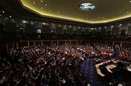 Members of the U.S. House of Representatives hold their first roll call vote to elect the Speaker of the House during the first session of the 114th Congress at the U.S. Capitol in Washington January 6, 2015. REUTERS/Jim Bourg