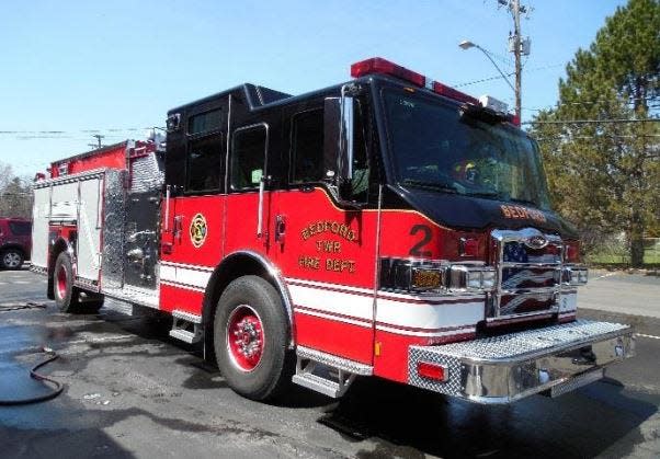 The Bedford Township Fire Department’s Engine No. 2 – a 2014 Pierce Impel – is shown. It was purchased for $452,357 and is slated to be replaced in 2039 at an estimated cost of $600,000, according to the department’s 2019 annual report.