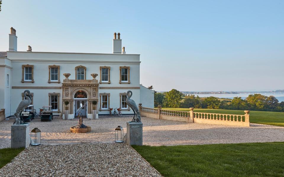 Exterior shot of Lympstone Manor, Exmouth