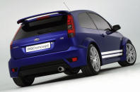 <p>With its original Focus RS, Ford did a pretty good job of boosting its sporting credentials to a whole new generation of hot hatch enthusiasts. In fact the Focus RS was so good that it made the brilliant Fiesta ST seem rather lukewarm, with its 150bhp. What if a 190bhp version was put into production, complete with massively flared wheelarches covering fat alloys?</p><p>That's what we got with the production-ready Fiesta RS concept at the 2004 Geneva motor show. Despite massive interest in the new car, Ford had been stung by losses with the Focus RS project so the Fiesta RS was shelved.</p>