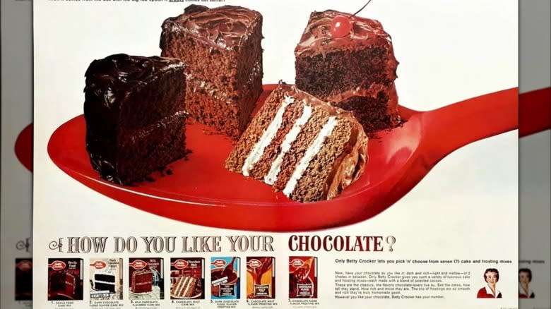 Betty Crocker print ad from 1962