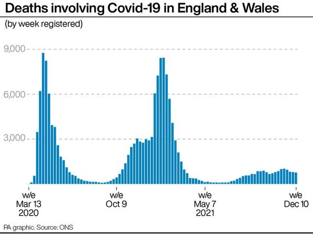 Coronavirus deaths graphic