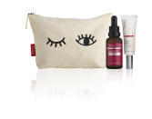 <p>This pretty wink beauty bag comes with an antioxidant rosehip oil and an eye cotour cream. Photo: Supplied </p>