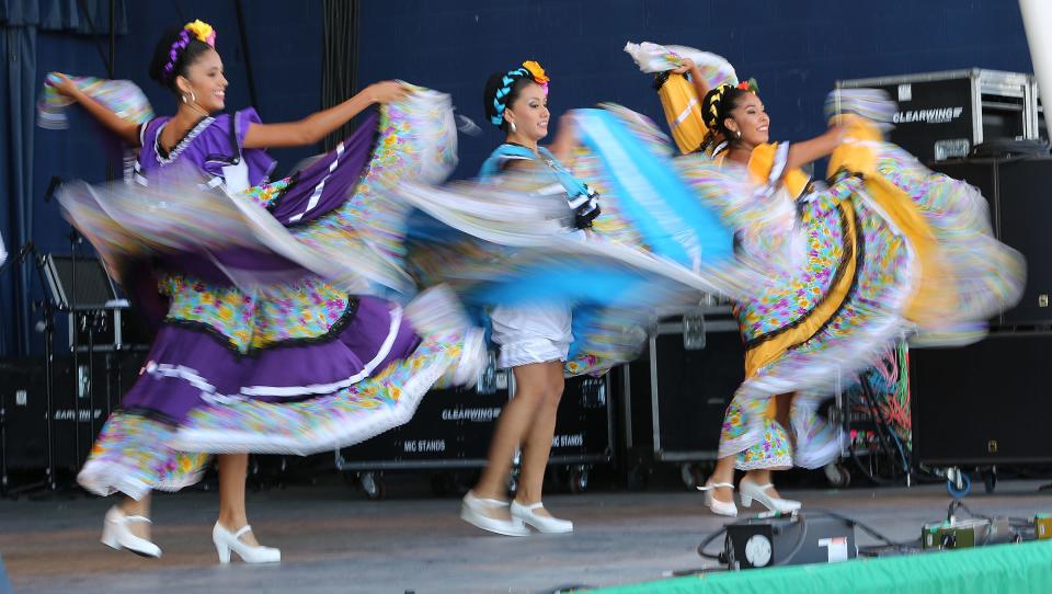 Sonidas y Movimirntos de Mexico, from Jalisco, gives Mexican Fiesta a whirl in 2019.