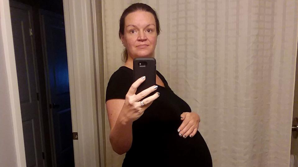 PHOTO: Angela Hertenstein, of Indianapolis, Indiana, has been a surrogate for four different families. (Angela Hertenstein)