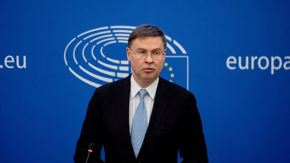 Valdis Dombrovskis, Kommissar für Handel der Europäischen Union. (Bild: dpa)