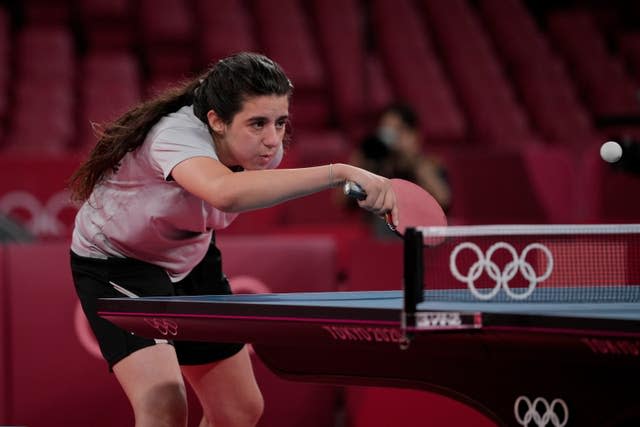 Hend Zaza is the youngest competitor at Tokyo 2020 (Kin Cheung/AP/PA)