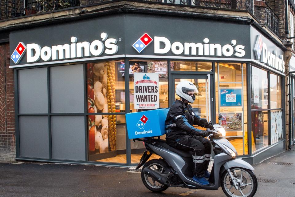 Domino’s Pizza has reported a record number of orders in the last three months of 2022 (Domino’s/PA) (PA Media)