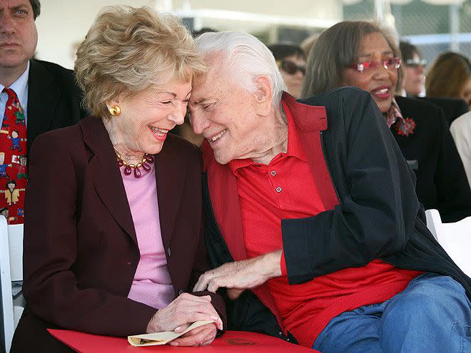 Kirk Douglas & Anne Buydens