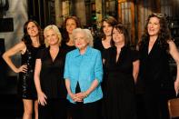 <p>After appearing in a 2010 Super Bowl commercial for Snickers, Betty surged in popularity. Soon an internet campaign was launched to have the comedic actress host <em>Saturday Night Live</em>. She did so in 2010 and at the age of 88 she became the <a href="https://www.insider.com/betty-white-facts-career-2019-1" rel="nofollow noopener" target="_blank" data-ylk="slk:oldest celebrity to host;elm:context_link;itc:0;sec:content-canvas" class="link ">oldest celebrity to host</a> the show.</p> 