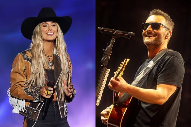 Lainey Wilson and Eric Church will headline the inaugural Field & Stream Music Festival. - Credit: Rich Polk/NBC/Getty Images; Christopher Polk/Penske Media/Getty Images