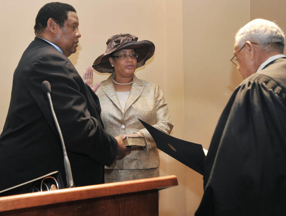 Judge LaRita Cooper-Stokes, seen here in this file photo with her husband Ward 3 Councilman Kenneth Stokes, passed away in May.