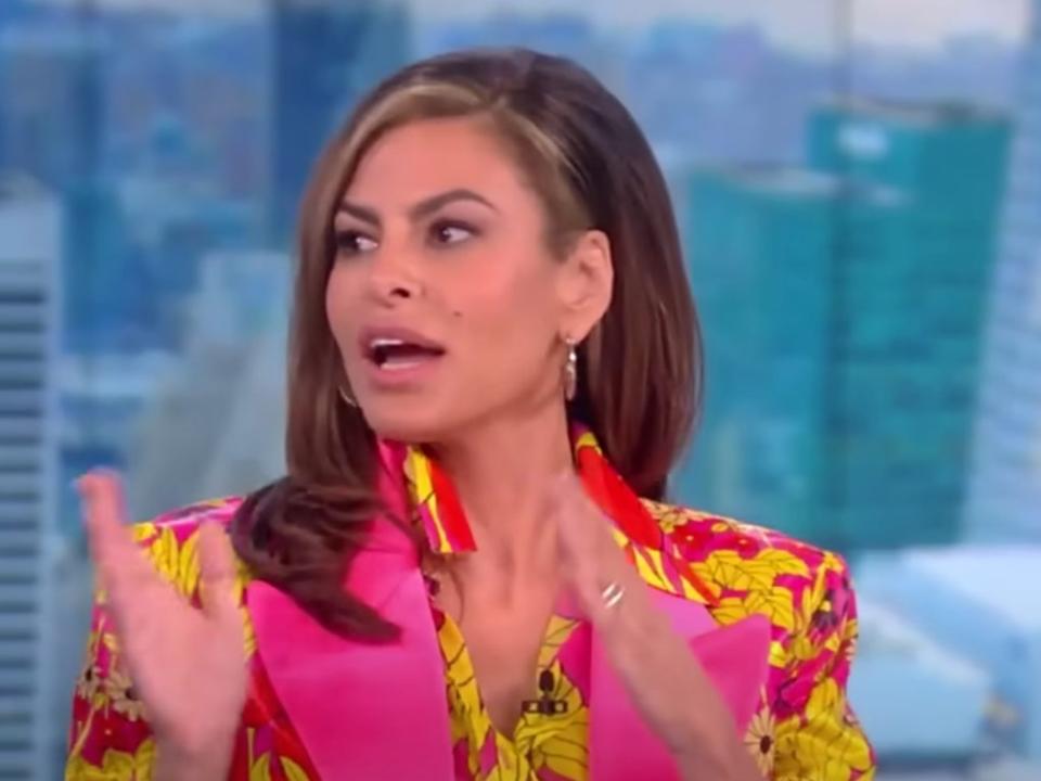 Eva Mendes addressed her absence from the movie industry on ‘The View’ (YouTube)