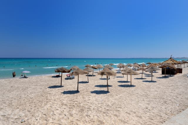 beautiful beach resort Tunisians
