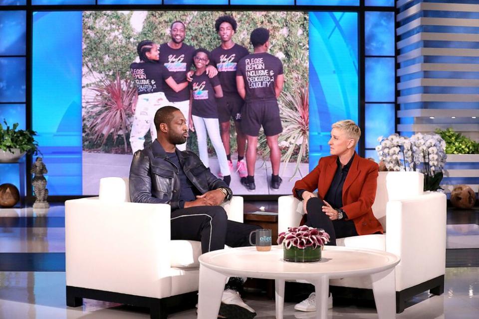 Dwyane Wade on The Ellen DeGeneres Show | Michael Rozman/Warner Bros.