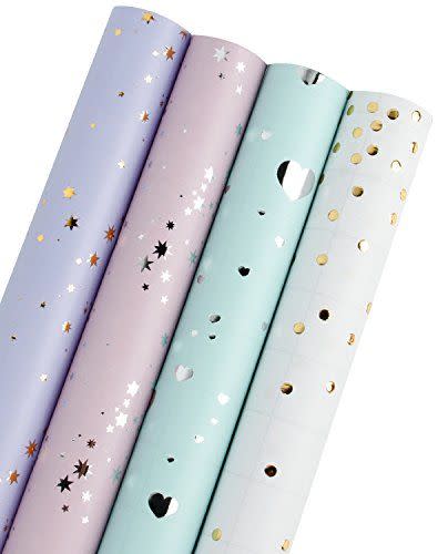 2) LaRibbons Embellished Wrapping Paper Roll