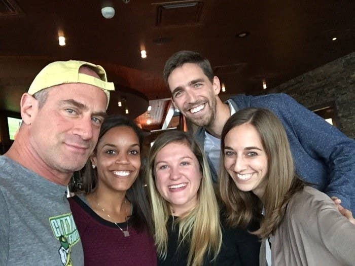 <div><p>"My friends and I saw Christopher Meloni at a brewery in Cincinnati. When we asked for a picture, I awkwardly tried to give my phone to one of his companions. He said, 'Here, let me, this is called a selfie,” and took a perfect picture of our group!"</p><p>—<a href="https://www.buzzfeed.com/carolined4e50db885" rel="nofollow noopener" target="_blank" data-ylk="slk:carolined4e50db885;elm:context_link;itc:0;sec:content-canvas" class="link ">carolined4e50db885</a></p></div><span><a href="https://www.buzzfeed.com/carolined4e50db885" rel="nofollow noopener" target="_blank" data-ylk="slk:buzzfeed.com;elm:context_link;itc:0;sec:content-canvas" class="link ">buzzfeed.com</a></span>