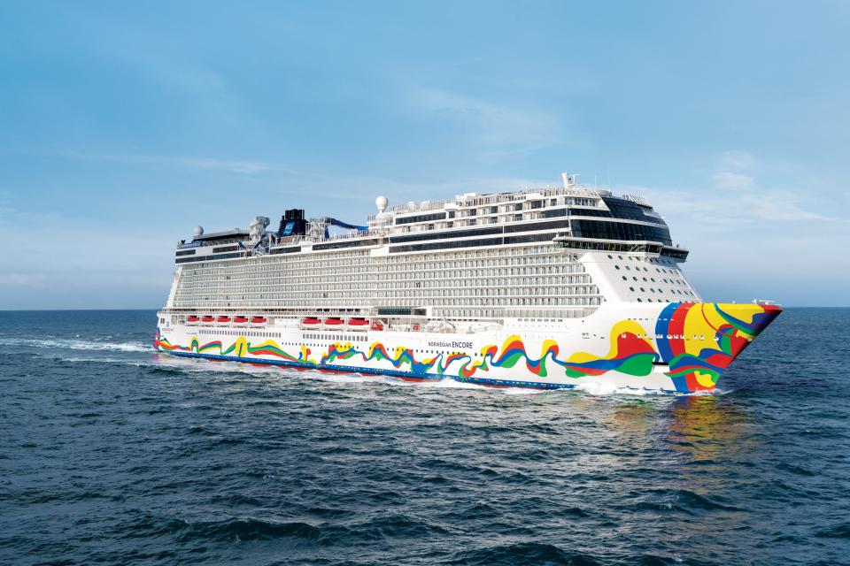 Norwegian Encore in the newest ship in the fleet’s Breakaway Plus segment.