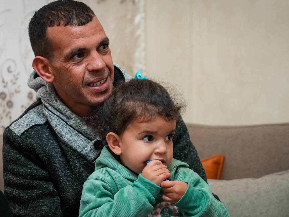 Mousa Zaita was one of more than 100,000 Palestinians with a work permit allowing them to hold jobs in Israel. After Oct. 7, the permits were revoked, leaving many Palestinians fearing that harsh economic restrictions imposed by Israel will last long after the war in Gaza ends.  (Lily Martin/CBC - image credit)