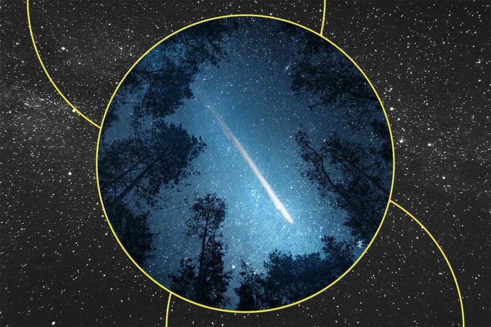 <p>Getty</p> Eta Aquarid meteor shower