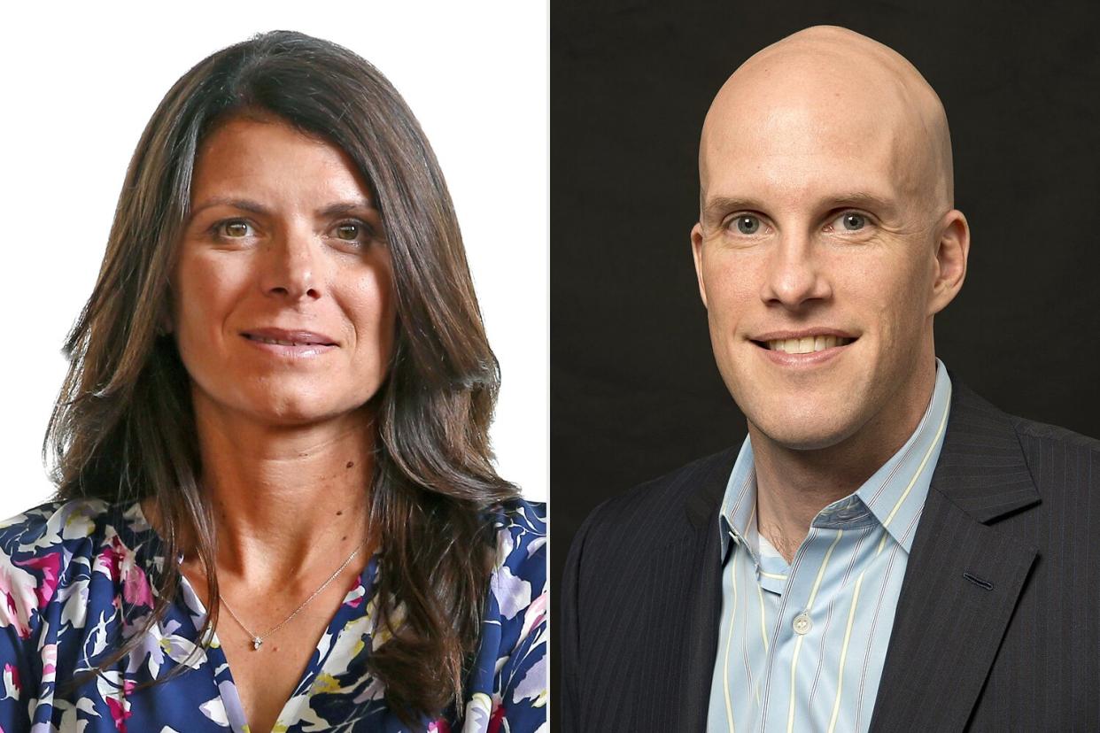 Mia Hamm and Grant Wahl