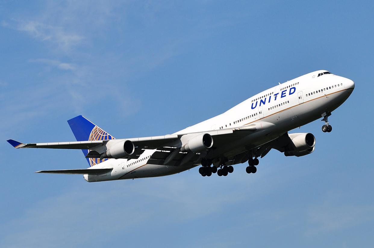 United Airlines 747.