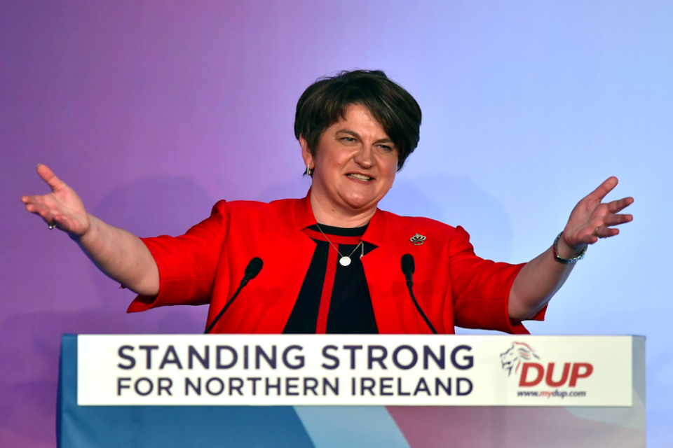 <em>The DUP has insisted it will withdraw support for Mrs May’s Government if the Prime Minister presses ahead with her Brexit deal (Getty)</em>