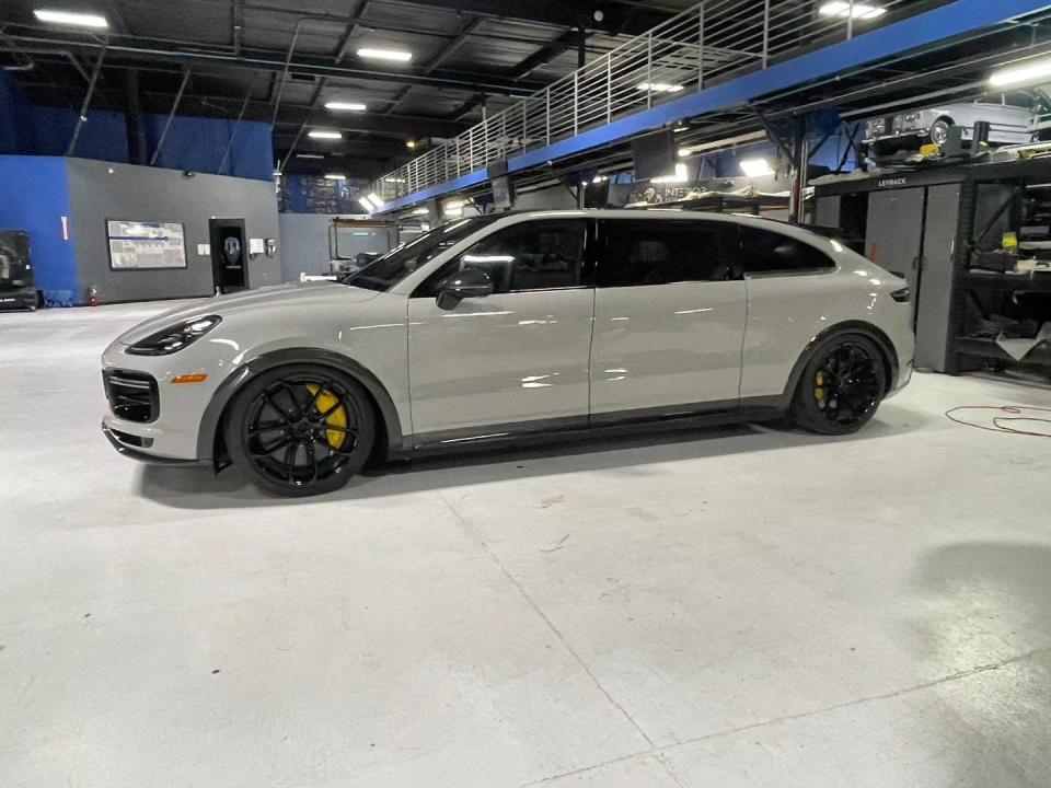 porsche cayenne turbo gt minivan at west coast customs