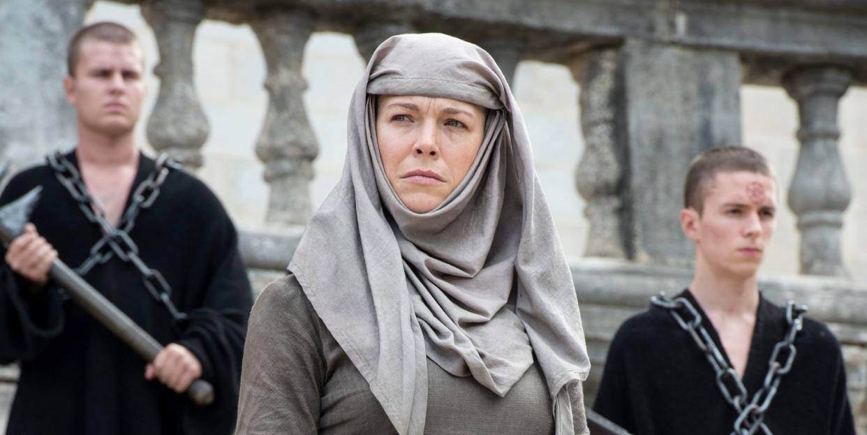 hannah waddingham as septa unella, game of thrones season 6