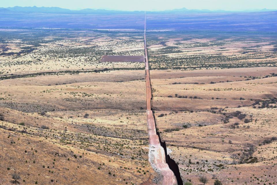 A view of Sierra Vista in Cochise County at the border with Mexico. June 13, 2022.