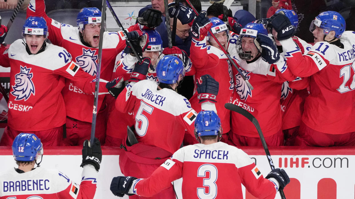 Czechia's magical run at the world juniors isn't over yet. (CP Photos)