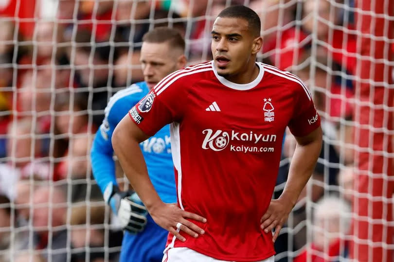 Murillo in action for Nottingham Forest