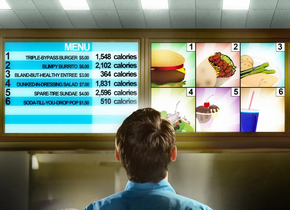 A BBC investigation has found some differences in the calories reported on some fast-food chain menus. (Getty Images)