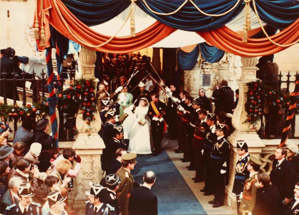 Boda Real en Luxemburgo de SAR Henri y María Teresa, 14 de febrero de 1981.