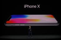 <p>Apple’s biggest announcement was the iPhone X, a bezel-free phone with some unique features. (Photo by Justin Sullivan/Getty Images) </p>